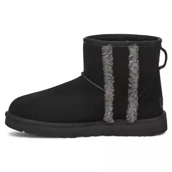 UGG Классические мини-сапоги с круглым носком, короткие, женские, черные 1153473-BLK 40