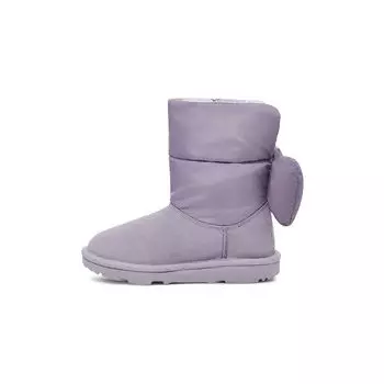 UGG Классические новинки моды с бантом до середины голени зимние сапоги детские зимние сапоги лавандового цвета 1130756T-JGL 22