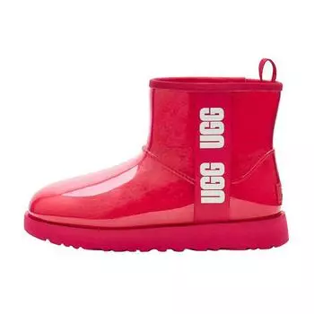 UGG Классические прозрачные мини-кроссовки Hibiscus Pink женские белые 1113190-HSPK 37