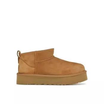 UGG Классические ультра мини-ботинки на платформе, детские кеды каштанового цвета, коричневые 1157791K-CHE 31