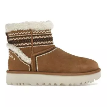 UGG Классический мини-ботинок Atherson, цвет каштановый (Женский) Женские кроссовки 1158281-CHE 36