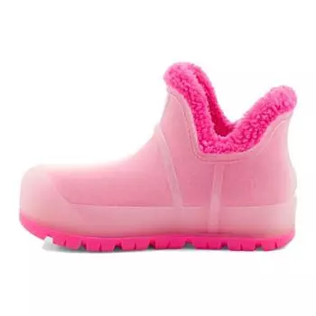 UGG Кожаные короткие сапоги с круглым носком, женские сапоги, розовые 1132070-TYPN 39