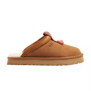 UGG кожаные удобные легкие детские тапочки детские тапочки коричневые 1153053K-CHE 38/39