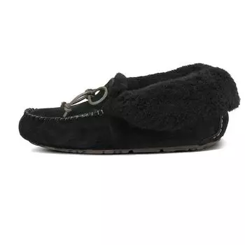 UGG Кроссовки женские Alena Suede Warm Slip-On Low-Top, черные 1004806-BLK 36