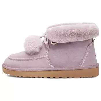 UGG Kyrina Bow Pom овчина теплые прочные бант меховые зимние сапоги женские зимние сапоги розовые фиолетовые 1125390-SHAD 38