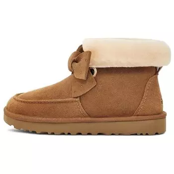 UGG Kyrina двухслойные кожаные теплые плюшевые зимние сапоги женские зимние сапоги каштановые 1120882-CHE 36