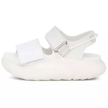 UGG La Cloud Series Fabric Comfortable Breathable Thick Sole Fashion Sandals Women sandals White 1125103-WHT 39.5