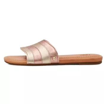 UGG Leather Comfortable Casual Flat Fashion Sandals Women sandals Light-Rose-Gold 1128645-PRGM 36