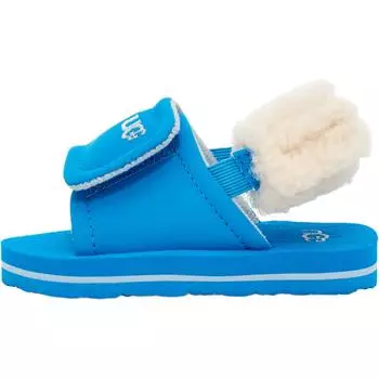 UGG Lodie Slide Comfortable Trendy Durable Breathable Low-Top Walker Shoes Baby Shoes Blue 1110978I-BAS 18