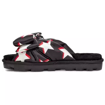 UGG Lushette Puffer Stars Fabric Удобные повседневные модные тапочки Женские тапочки Черные 1111031-BSTRS 36