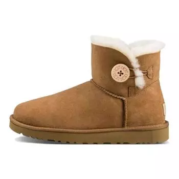 UGG Mini Bailey Button 2 Boot Chestnut Женские кроссовки Коричневые 1016422-CHE 40