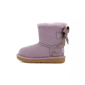 UGG Мини-сапоги Bailey Bow Glit Snow Boots Kids Snow Boots Pink Purple 1123617T-SHAD 26
