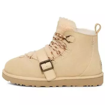 UGG Модные простые короткие зимние сапоги унисекс коричневые 1153510-BSCT 38