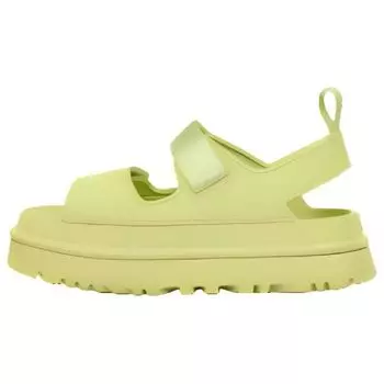 UGG Модные универсальные босоножки-слайды с открытым носком на липучке, женские босоножки, зеленые 1152685-CTRP 39