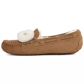 UGG Мягкие удобные повседневные туфли на плоской подошве женские туфли на плоской подошве каштановые 1135112-CHE 36