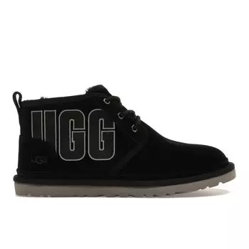 UGG Neumel Graphic Boot Черные Серые Замшевые Женские Кроссовки 1130715-BGSD 41