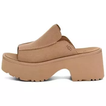 UGG New Heights Slide Simple Style Eva Non-Slip Wear-Resistant Slide Sandals Women Sandals Brown 1167476-CHE 39