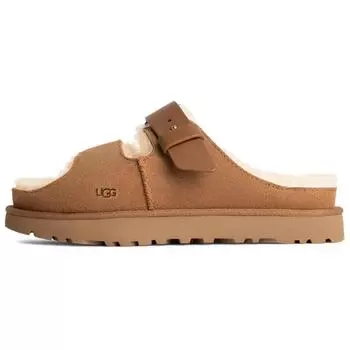UGG Newborn Series Porter Souffl Simple Fashion Slide Sandals Women Sandals Chestnut 1167611-CHE 37