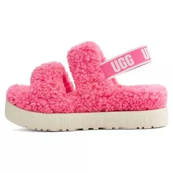 UGG Oh Fluffita Удобные легкие повседневные сандалии из меха Женские сандалии Розовые 1120876-PKRS 40