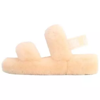 UGG Oh Yeah Повседневные женские тапочки на толстой меховой подошве светло-розовые 1107953-PFZ 39