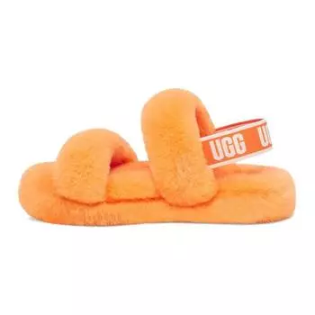UGG Oh Yeah Простые повседневные плюшевые сандалии с открытым носком Детские сандалии California-Yellow 1115752K-CPPP 37