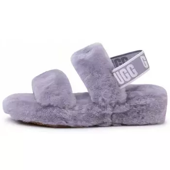 UGG Oh Yeah Slide Soft Amethyst женские кроссовки серые 1107953-SAMT 38