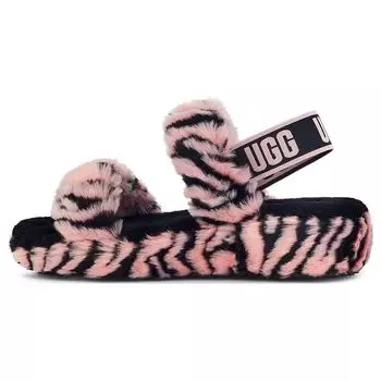 UGG Oh Yeah Тканевые удобные повседневные плюшевые тапочки женские тапочки розовые 1129252-PSLP 37