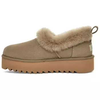 UGG Овчина толстая подошва повседневные зимние сапоги женские сапоги Antelope-Brown 1166733-ALP 37