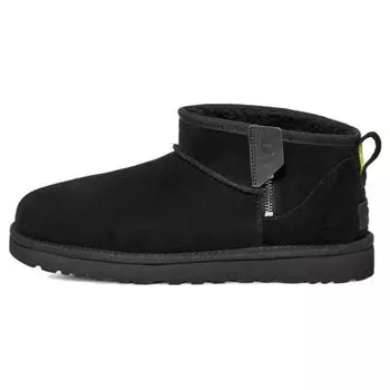 UGG Повседневные зимние ботинки на плоской подошве с круглым носком, мужские, черные 1143984-BPRF 38