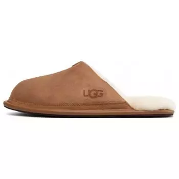 UGG Простые повседневные удобные домашние тапочки женские тапочки коричневые 1123660-CHE 42