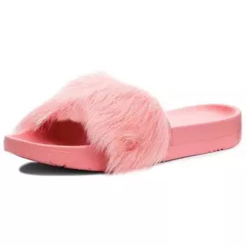 UGG Простые удобные модные тапочки женские тапочки розовые 1018875-LNT 36