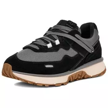 UGG Retrofi Leather Comfortable Fashion Slip Resistant Low Top Casual Shoes Men Casual Shoes Black Gray 1167070-BLK 44