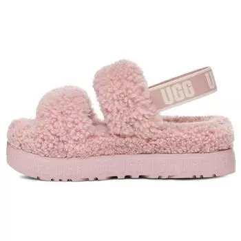 UGG Сандалии-слайды Oh Fluffita из овчины женские сандалии розово-серые 1120876-RSGRY 37