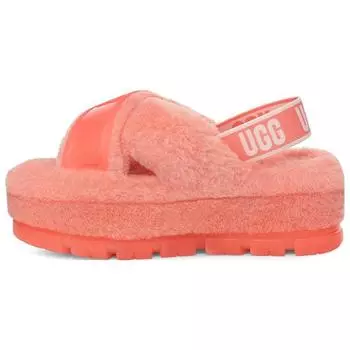 UGG Fuzz Sugar Кожа Повседневные Удобные Толстая Подошва Модные Сандалии Женские сандалии Морская Звезда-Розовый 1135237-SHPN 38