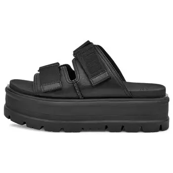 UGG Сандалии женские из двухслойной кожи Clem, удобные, нежные, модные, черные 1119951-BLLE 40