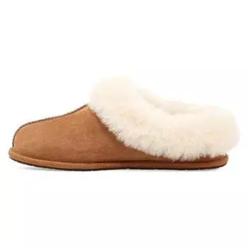 UGG Sheepskin Round Toe Slip On Casual Flats Женские балетки Chestnut 1118981-CHE 37