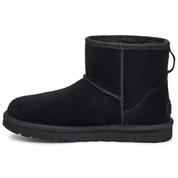 UGG Sheepskin Warm Non-Slip Short Snow Boots Fashionable Plush Women Boots Black 1122558-BLK 37