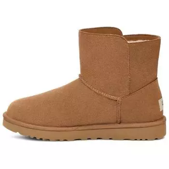 UGG Slip-On Round Toe Short Snow Boots Unisex boots Chestnut 1166776-CHE 38
