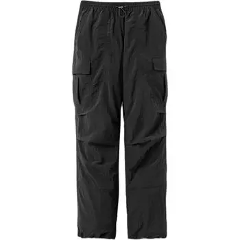 UGG Solid Color Elastic Waist Straight Leg Cargo Pants Women bottoms Black 1167539-INK S
