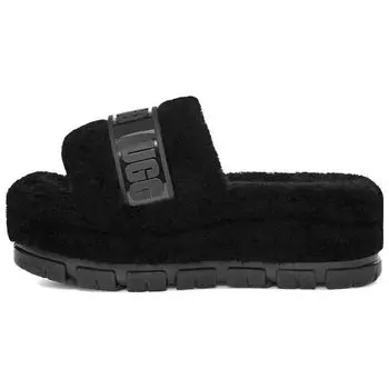 UGG Тапочки женские из овчины на толстой подошве черные 1131971-BLK 39