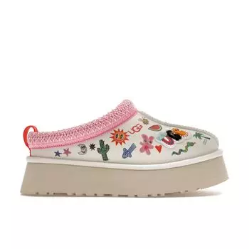 UGG Tazz Slipper Pop Sketch женские кроссовки розовые белые 1155751-WHT 36