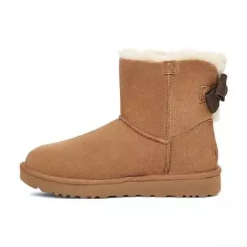 UGG Теплые круглые короткие зимние сапоги женские сапоги каштановые 1153514-CHE 37
