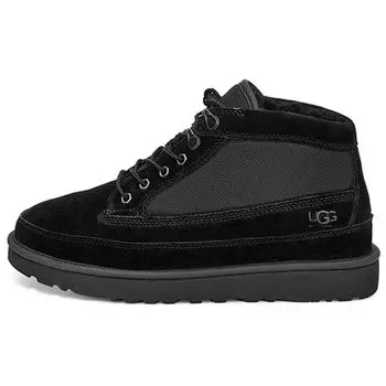 UGG Теплые, прочные, удобные, высокие кожаные ботинки для отдыха на открытом воздухе, мужские ботинки, черные 1095352-BLK 40