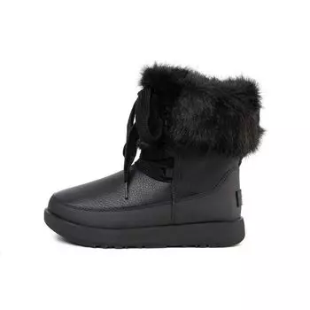 UGG Теплые удобные мягкие универсальные модные короткие зимние сапоги женские сапоги черные 1105769-BLK 36