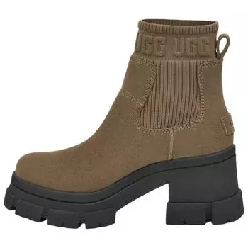 UGG Удобные модные короткие ботинки челси женские ботинки орех 1143851-HCK 39