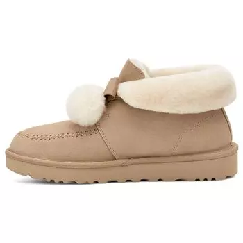 UGG Удобные полусапожки с круглым носком женские сапоги бежевые 1153517-SWD 38