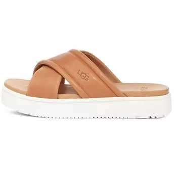 UGG Удобные повседневные шлепанцы на резиновой подошве, женские сандалии, коричневые 1128635-TLTH 40