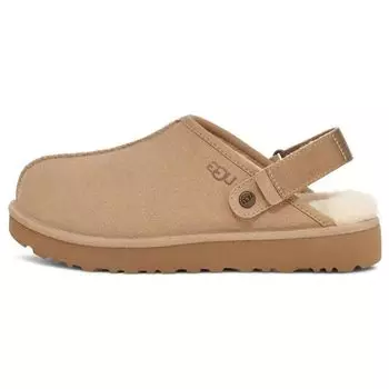 UGG Удобные универсальные тапочки с открытым носком женские тапочки бежевые 1153516-SAN 40