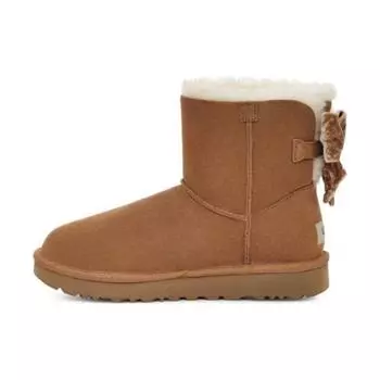 UGG Удобные зимние ботинки женские сапоги каштановые 1138172-CHE 39