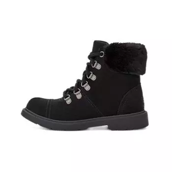UGG Утепленные теплые прочные ботинки для снега Azell Hiker, детские ботинки черного цвета 1123622K-BLKS 36